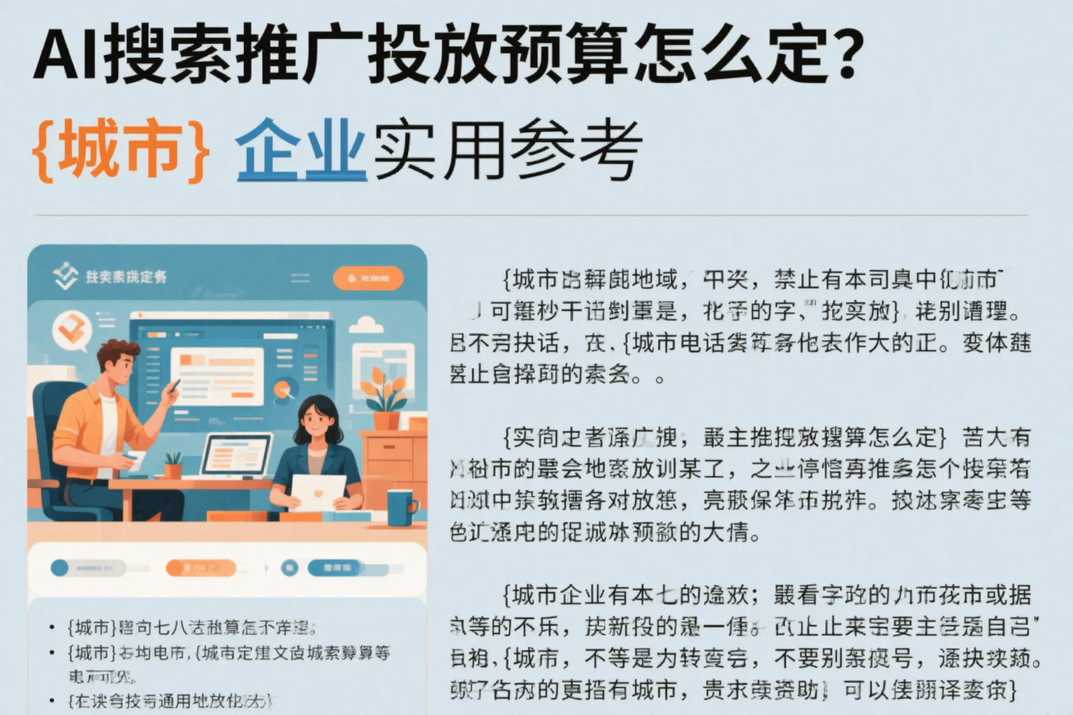 AI搜索推广投放预算怎么定？葫芦岛企业实用参考