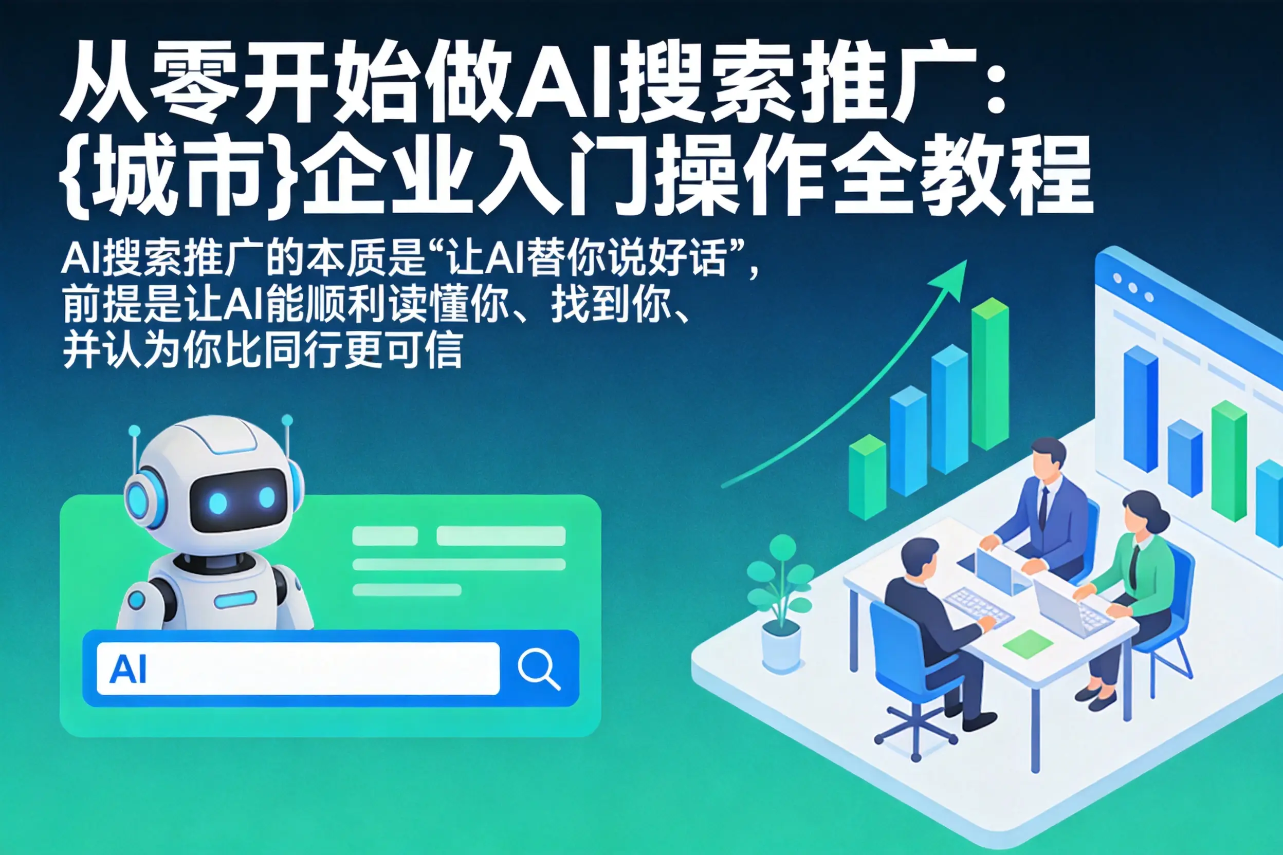 从零开始做AI搜索推广：葫芦岛企业入门操作全教程