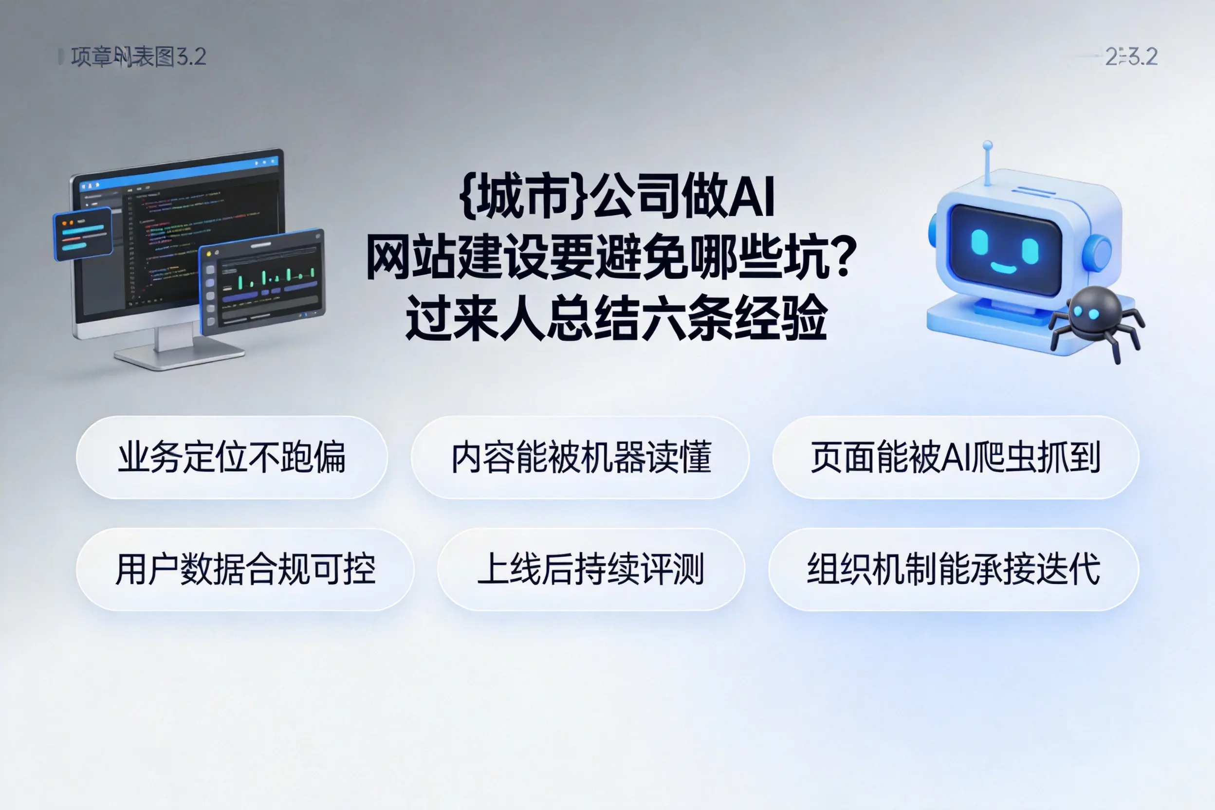 葫芦岛公司做AI网站建设要避免哪些坑？过来人总结六条经验