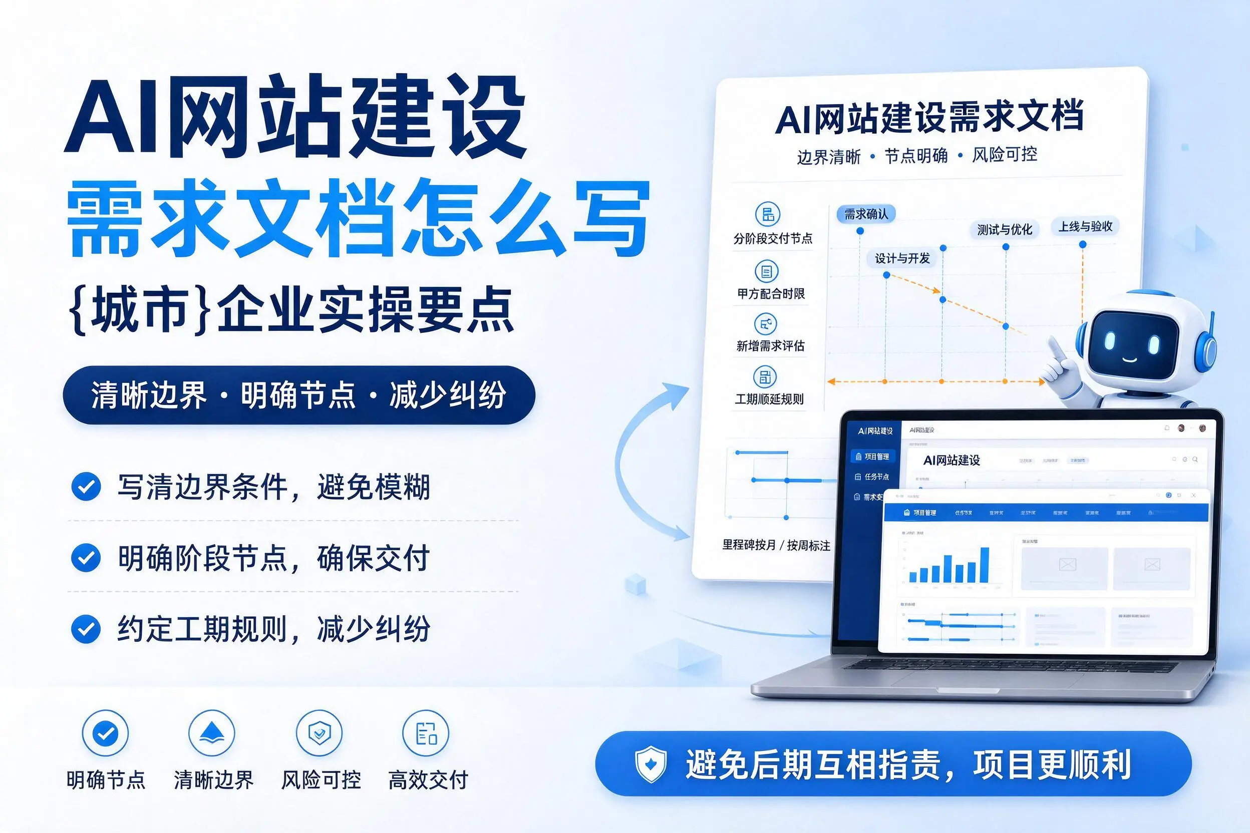 AI网站建设需求文档怎么写，葫芦岛企业实操要点